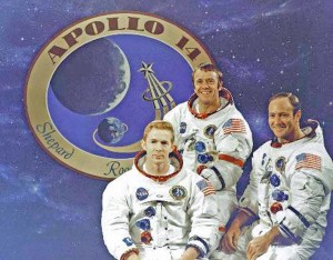 NASA photo from 1971 of Apollo 14 astronauts